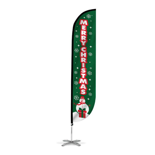 Merry Christmas Feather Flag 10M1200093