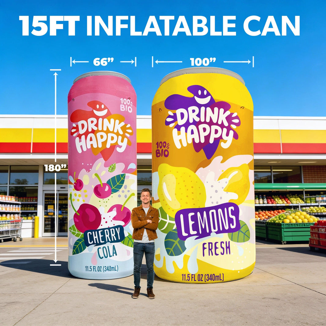 Custom Giant Inflatable Can | Inflatable Advertising | LookOurWay
