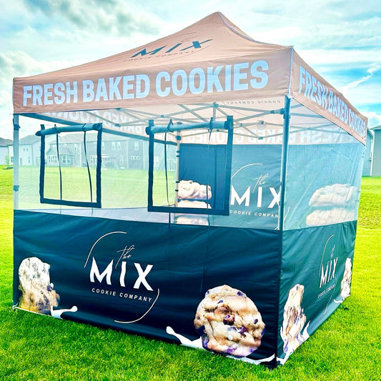 Custom Food Concession Canopy Tent Package
