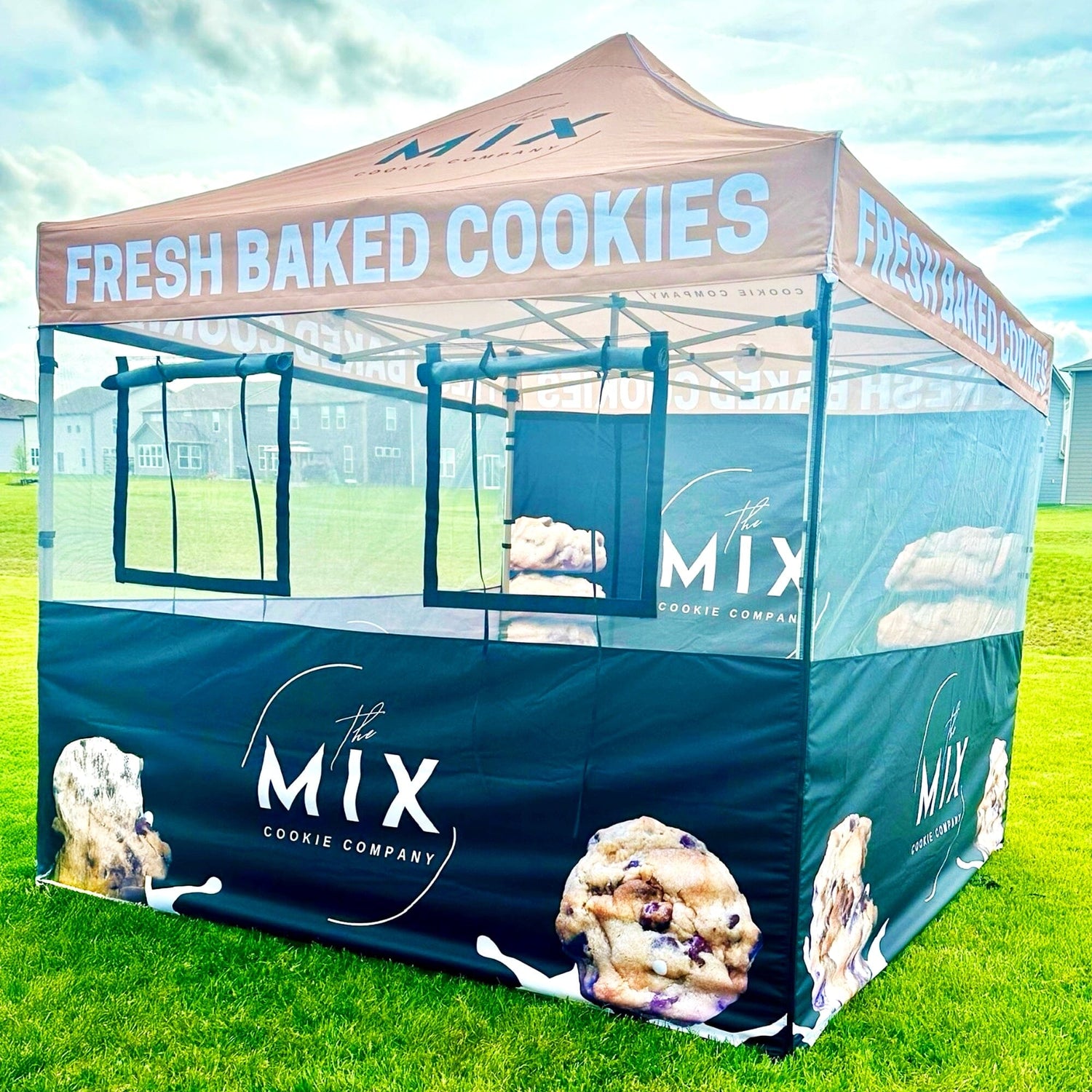 street food tent Food Vendor Tent & Food Booth (Custom Canopy for Events)