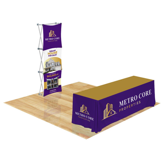 Complete Set w/ Hardware / 8ft Table Cover