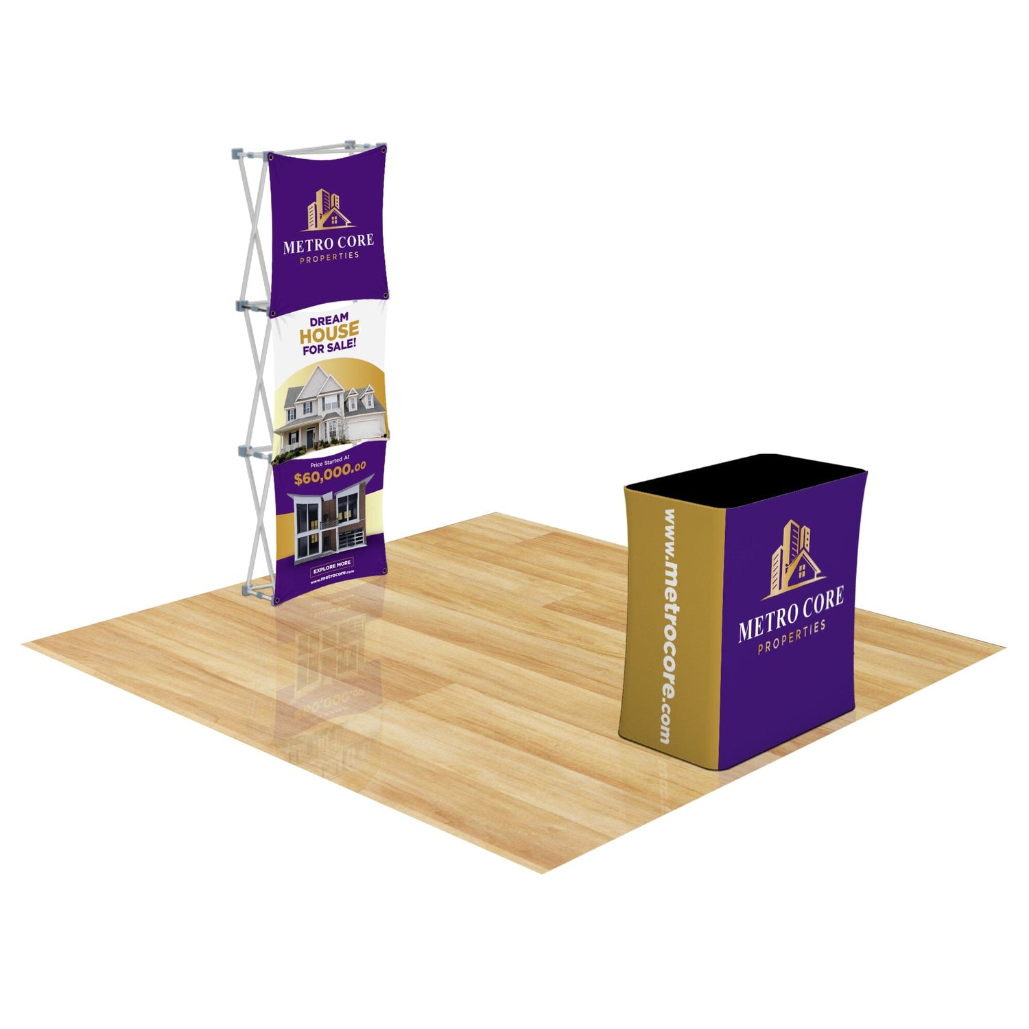 Complete Set w/ Hardware / Hard Case Podium