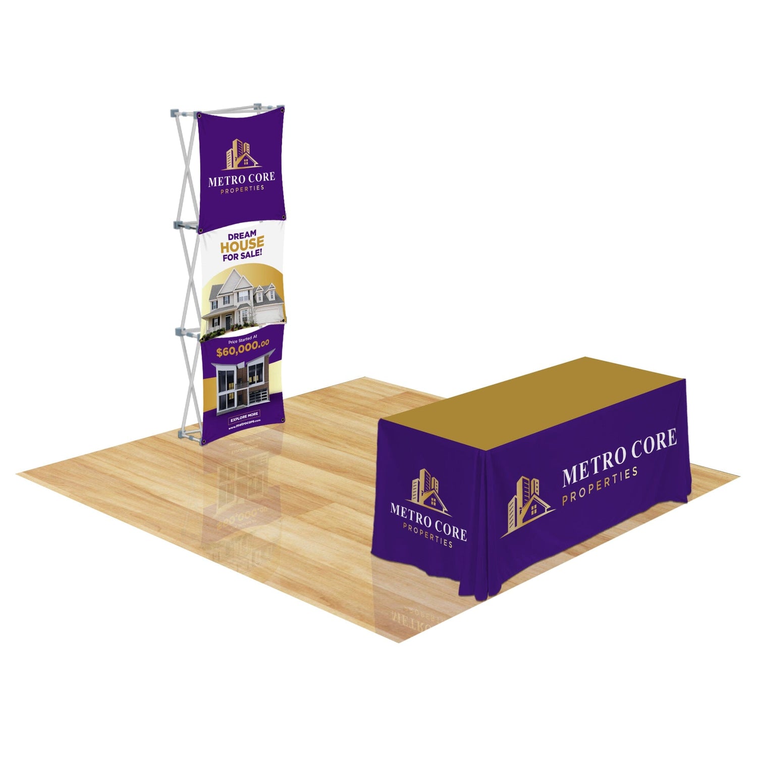 Complete Set w/ Hardware / 6ft Table Throw