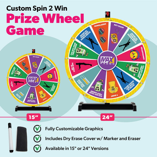 Custom Spin 2 Win Prize Wheel Game