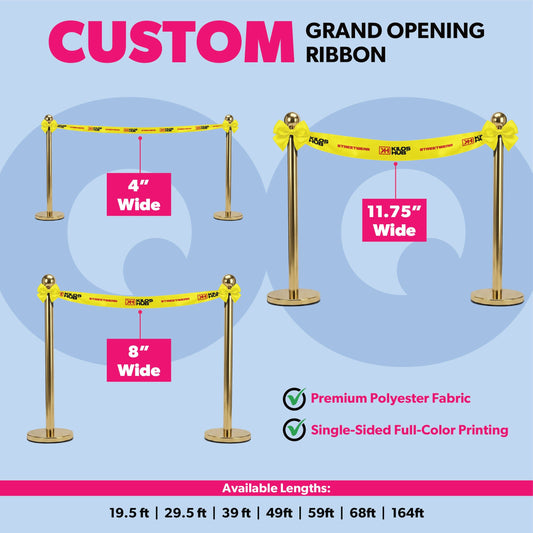 Grand Opening Ribbon Cutting Package w/ Giant Scissors
