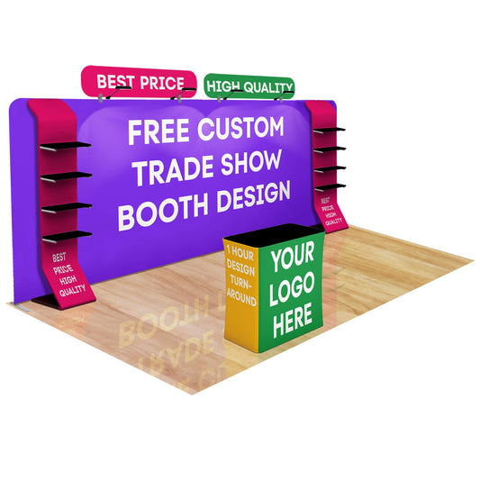 20ft Fastzip™ Custom Trade Show Booth 