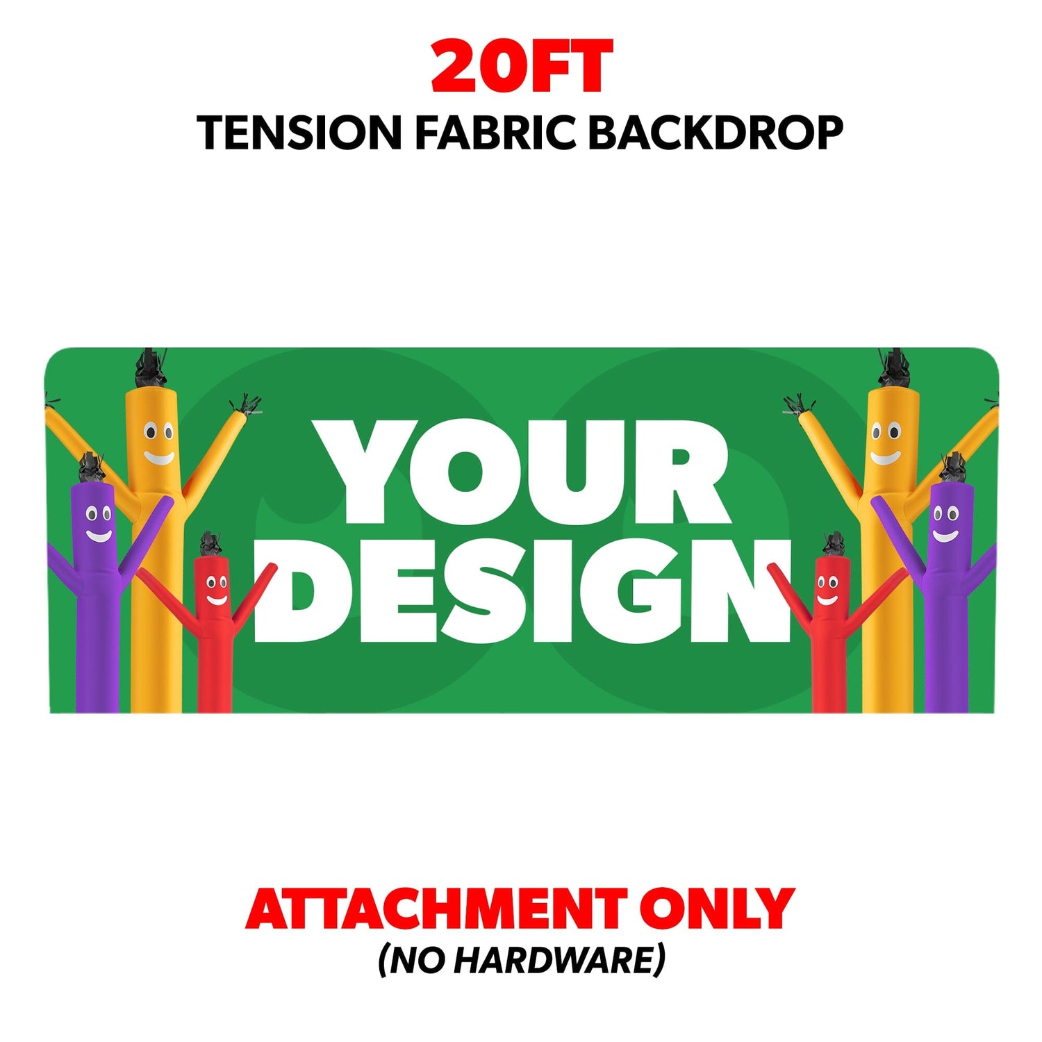 20ft / Attachment Only (No Hardware) / No Table Cover