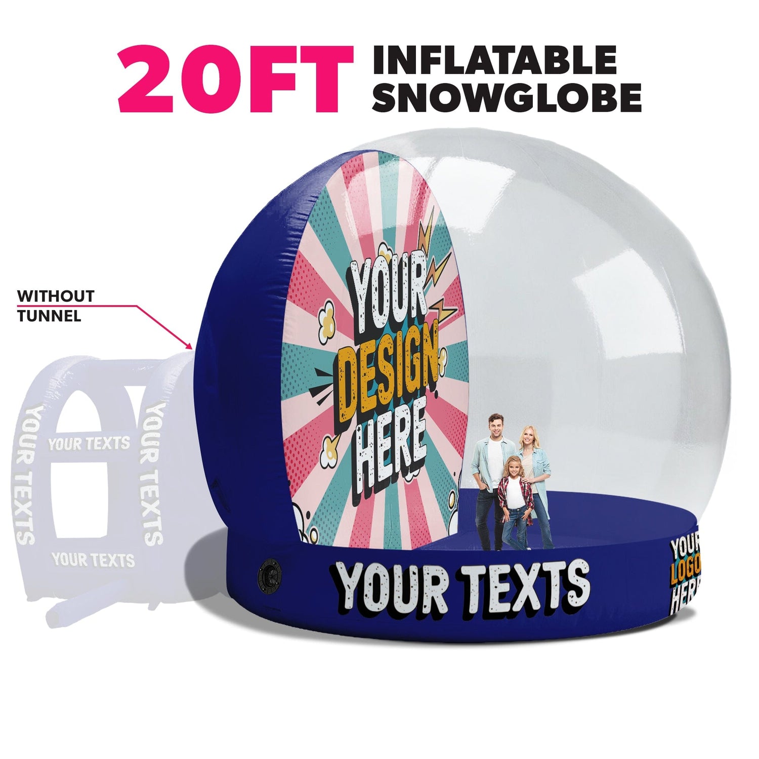 Blue / 20ft / No Tunnel