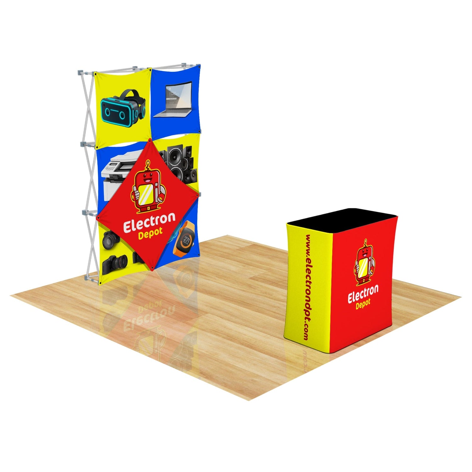 Complete Set w/ Hardware / Hard Case Podium