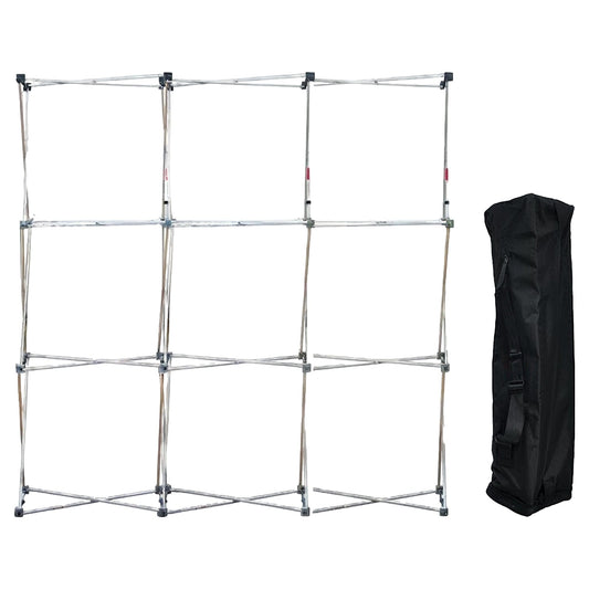 Custom Pop-Up Trade Show Display - (3x3 - 7 Panel)