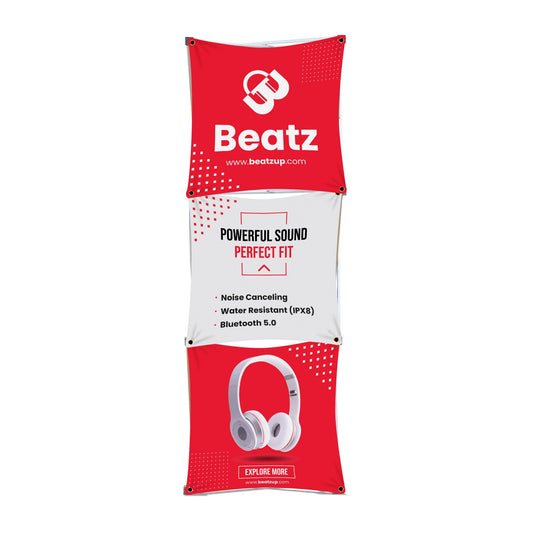 Custom Pop-Up Display - (1x3 Panel)