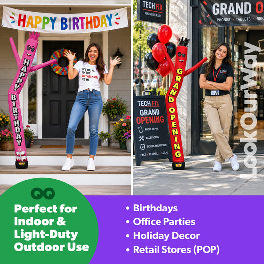Air Dancers® Originals Inflatable Tube Man Santa