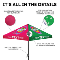 Custom Market Umbrella Small (4-Pannel) 