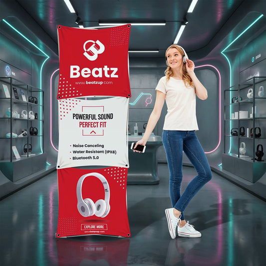 Custom Pop-Up Display - (1x3 Panel)