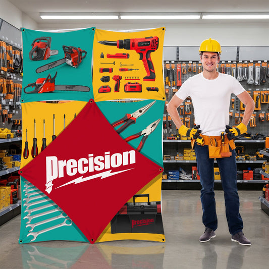 Custom Pop-Up Trade Show Display - (2x3 - 7 Panel)