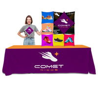 Custom Table Top Pop-Up Display - (3x3 - 7 Panel)