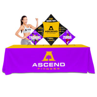 Complete Set w/ Hardware / 8ft Table Throw