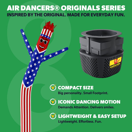 Air Dancers® Originals Inflatable Tube Man American Themed