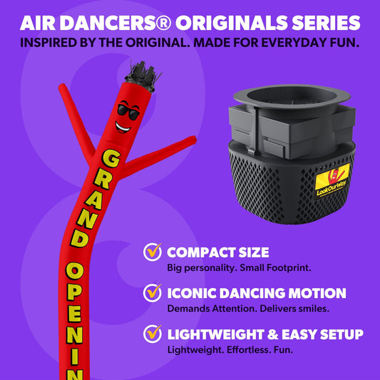 Air Dancers® Originals Inflatable Tube Man Grand Opening Red