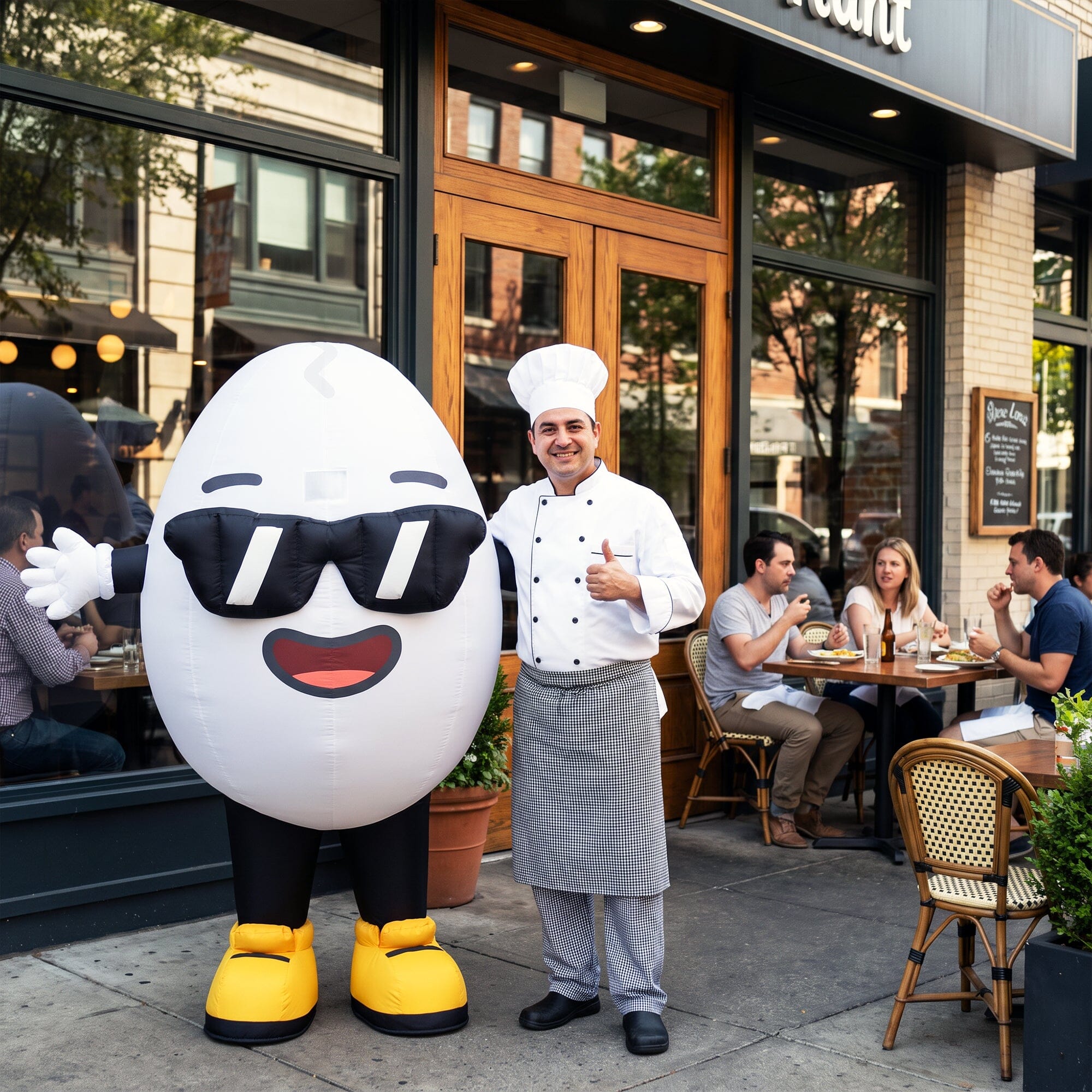 Inflatable Mascot Costume