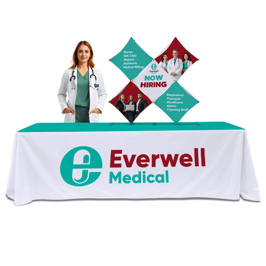 Complete Set w/ Hardware / 8ft Table Throw