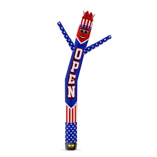 Air Dancers® Originals Inflatable Tube Man Open American Themed