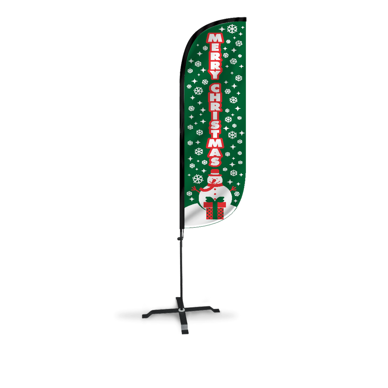 Merry Christmas Feather Flag 10M5000093
