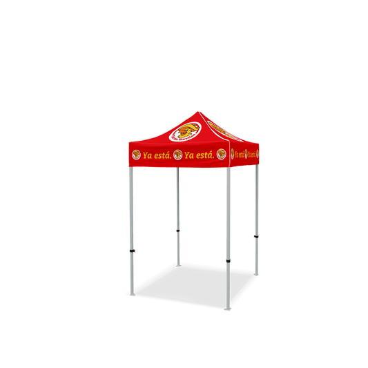 Custom Canopy Tent with Full Back & Half Side Walls