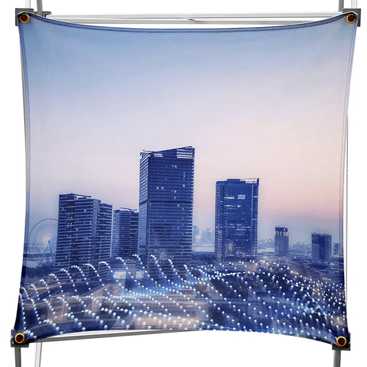 Custom Pop-Up Trade Show Display - (3x3 - 7 Panel)