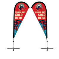 7ft / Double-Sided / X-Stand Pole Set