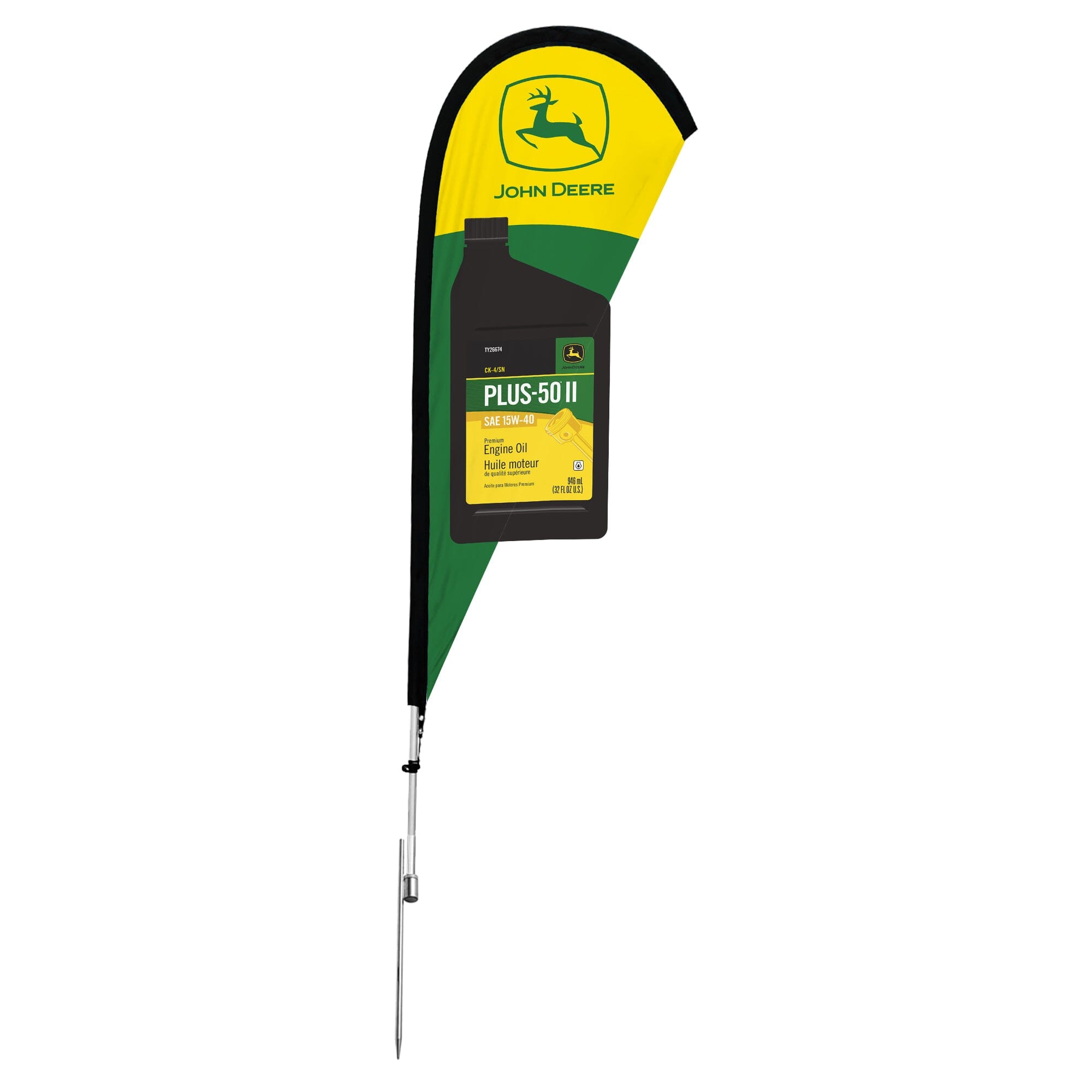 7ft / Ground Spike Pole Set