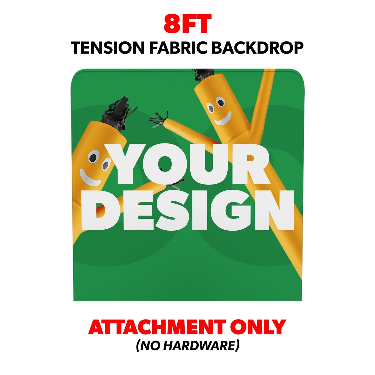 8ft / Attachment Only (No Hardware) / No Table Cover