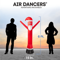 6ft Air Dancers® "Santa Disguise" Lawn Inflatable 