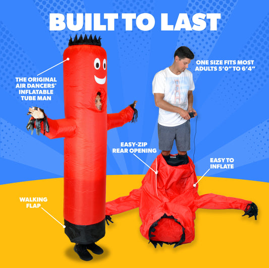 Air Dancers® Solid Color Inflatable Tube Man Costume