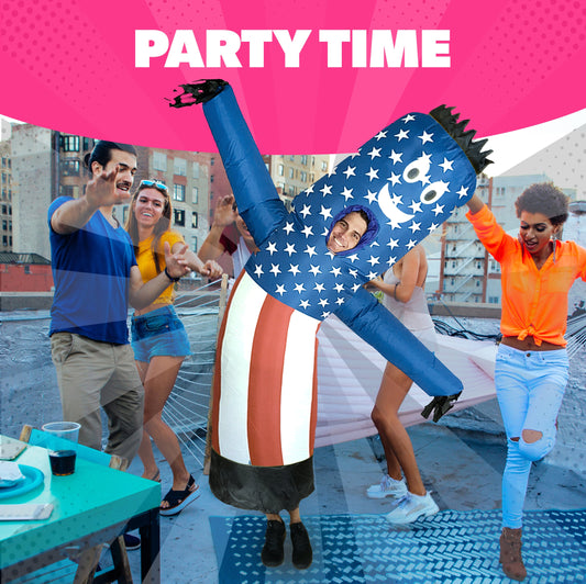 Air Dancers® Solid Color Inflatable Tube Man Costume