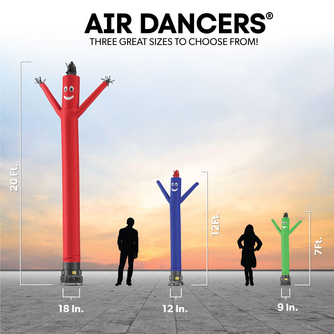 Air Dancers® Holiday 3 Pack 