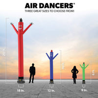 Italian Flag Air Dancers® Inflatable Tube Man 