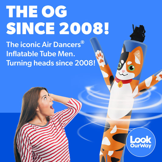 Cat Air Dancers® Inflatable Tube Man 6ft