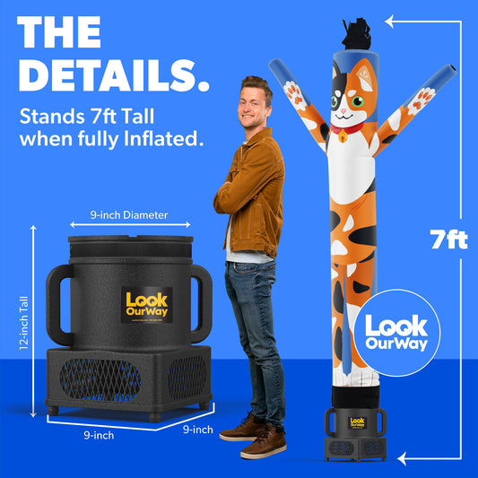 Cat Air Dancers® Inflatable Tube Man 6ft