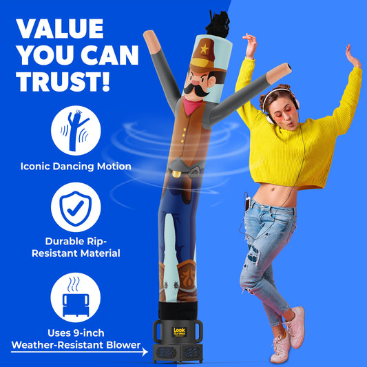Cowboy Air Dancers® Inflatable Tube Man 6ft