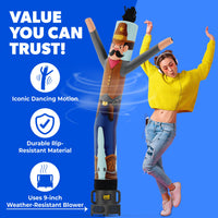 Cowboy Air Dancers® Inflatable Tube Man 6ft