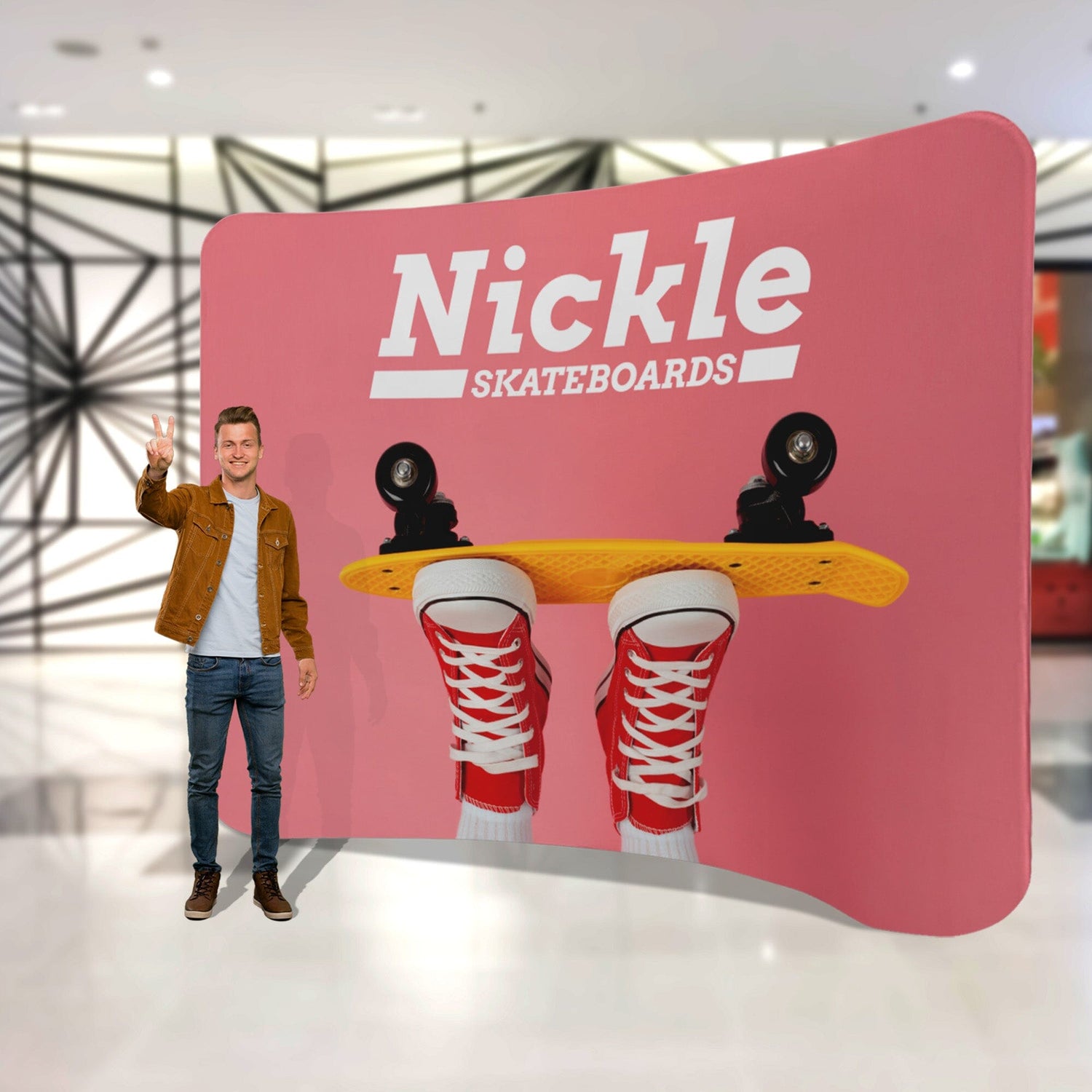 Curved Tension Fabric Trade Show Display