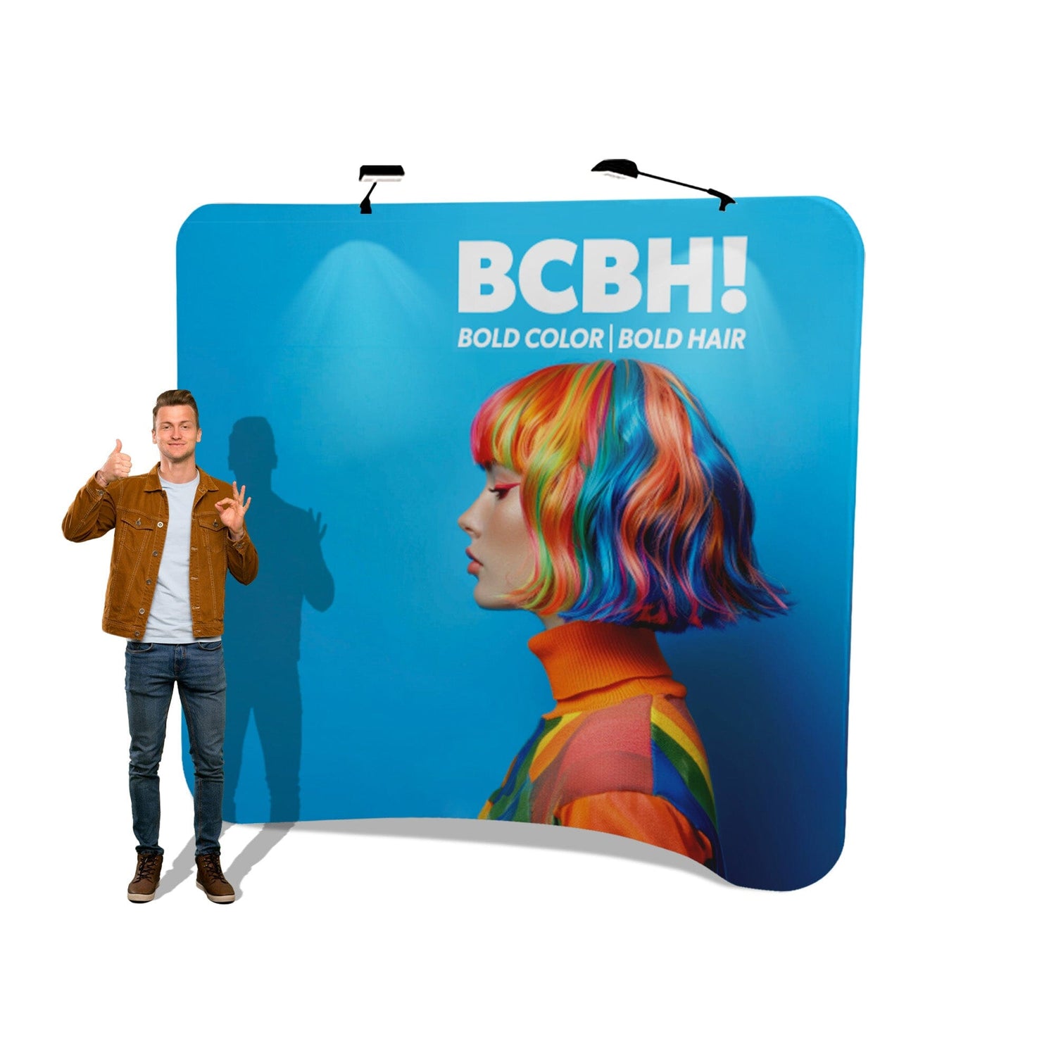 Curved Tension Fabric Trade Show Display