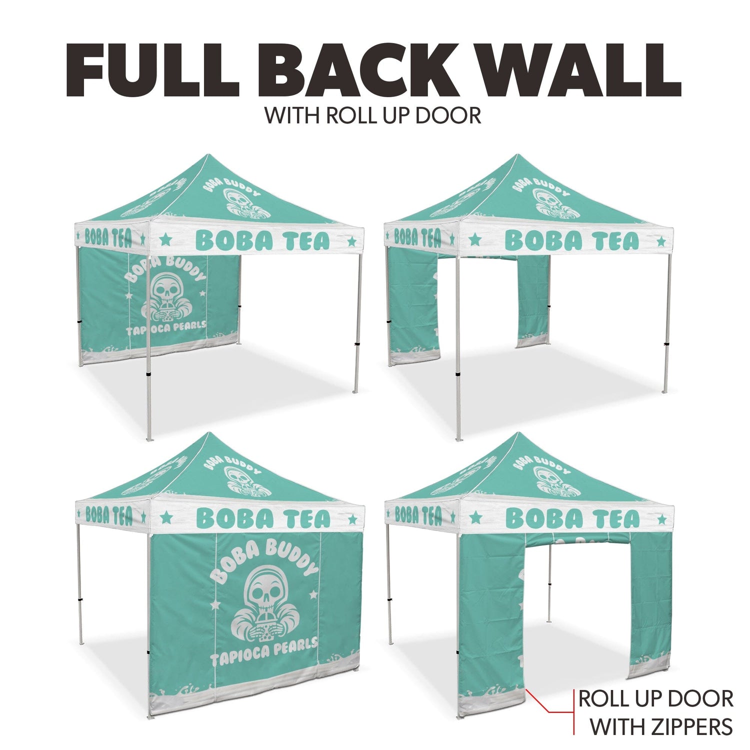 Custom Food Concession Canopy Tent Package 