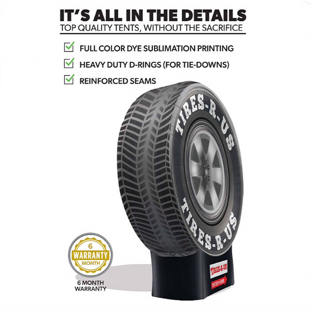 Custom Giant Inflatable Tire | Inflatable Tire Advertising Display ...