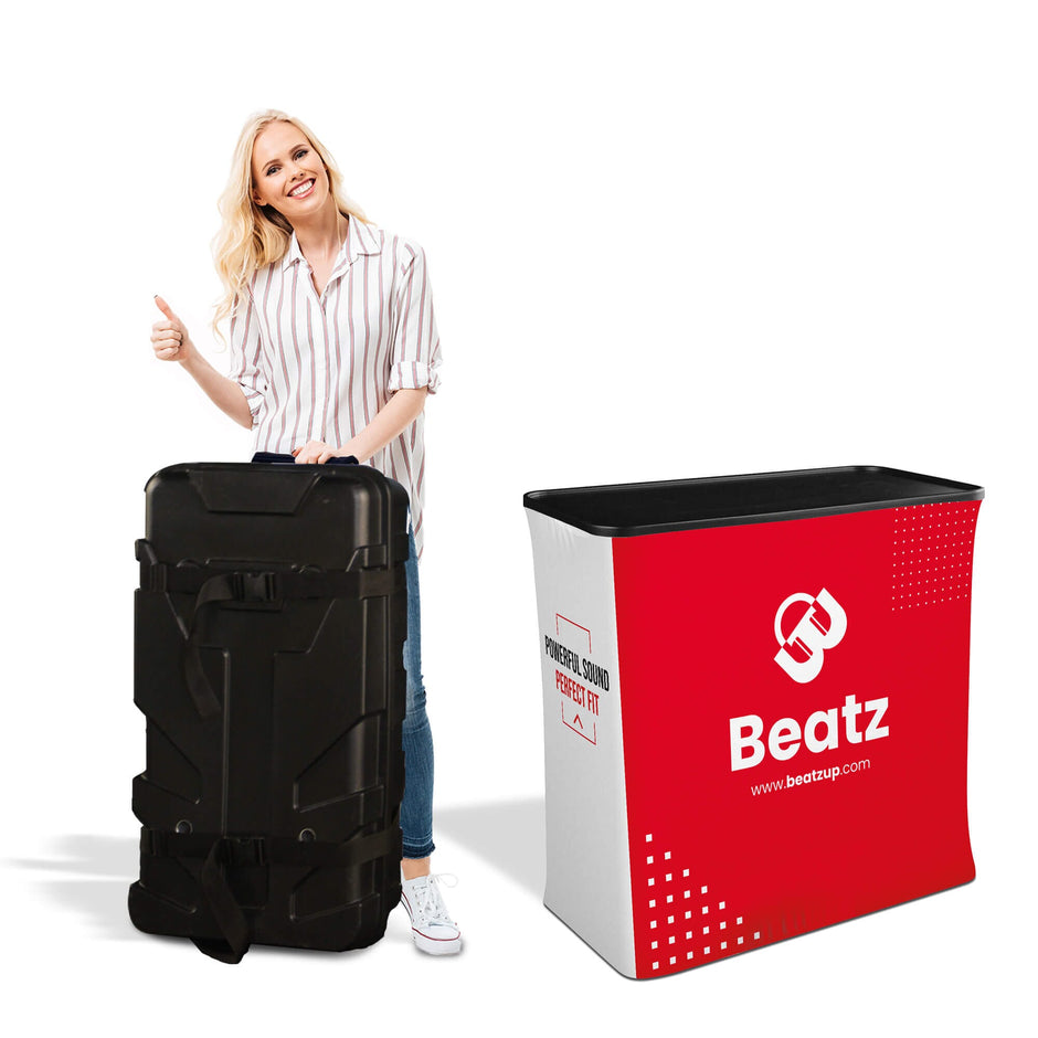 Custom Hard Case Trade Show Podium – LookOurWay