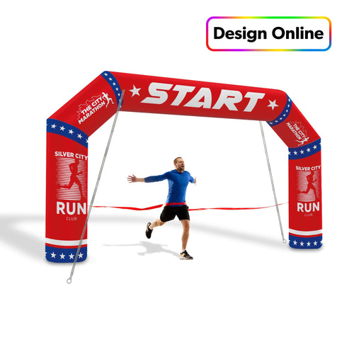 Custom Inflatable Arch Angled