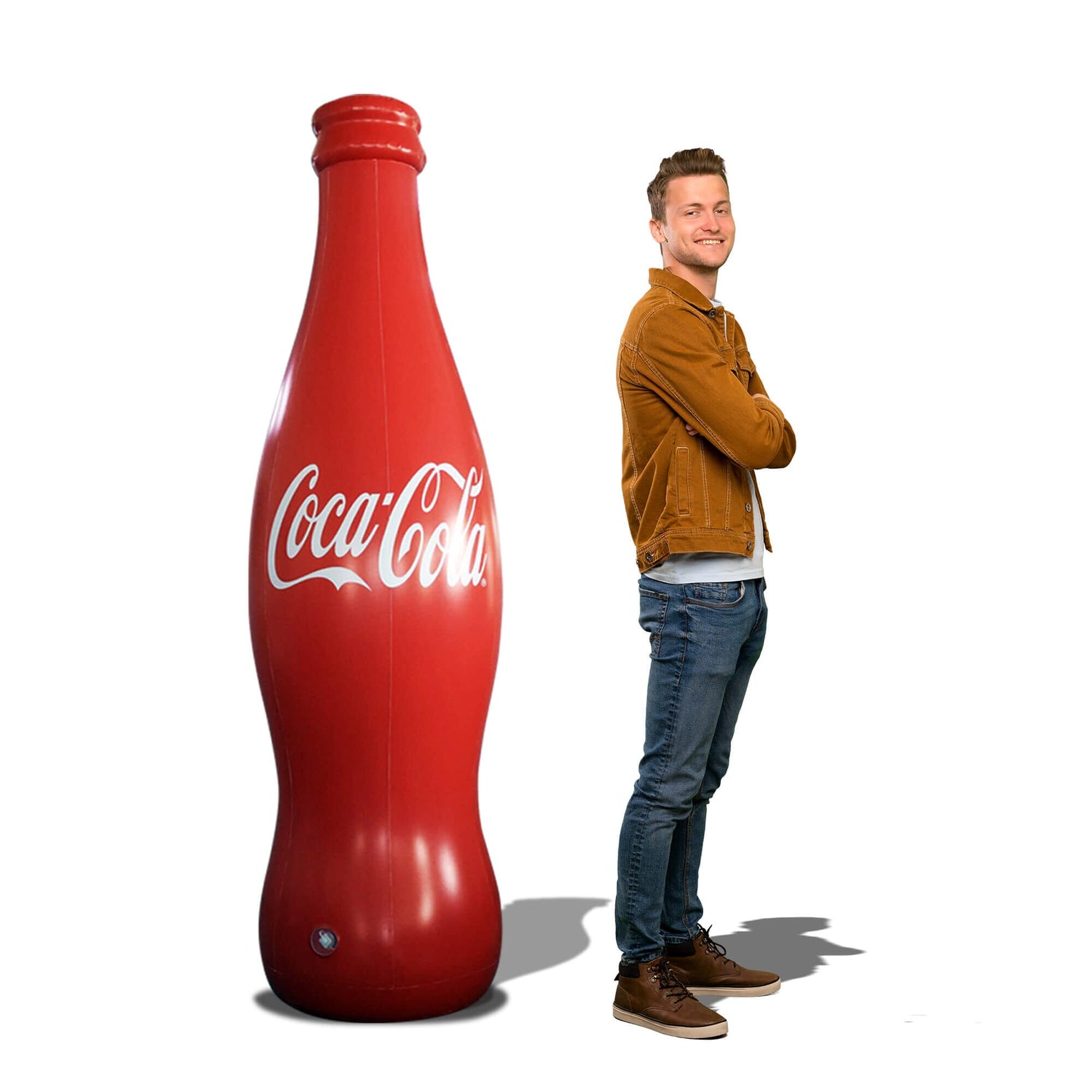 coca cola football helmet bottles Custom Inflatable Bottle Product Replica – LookOurWay