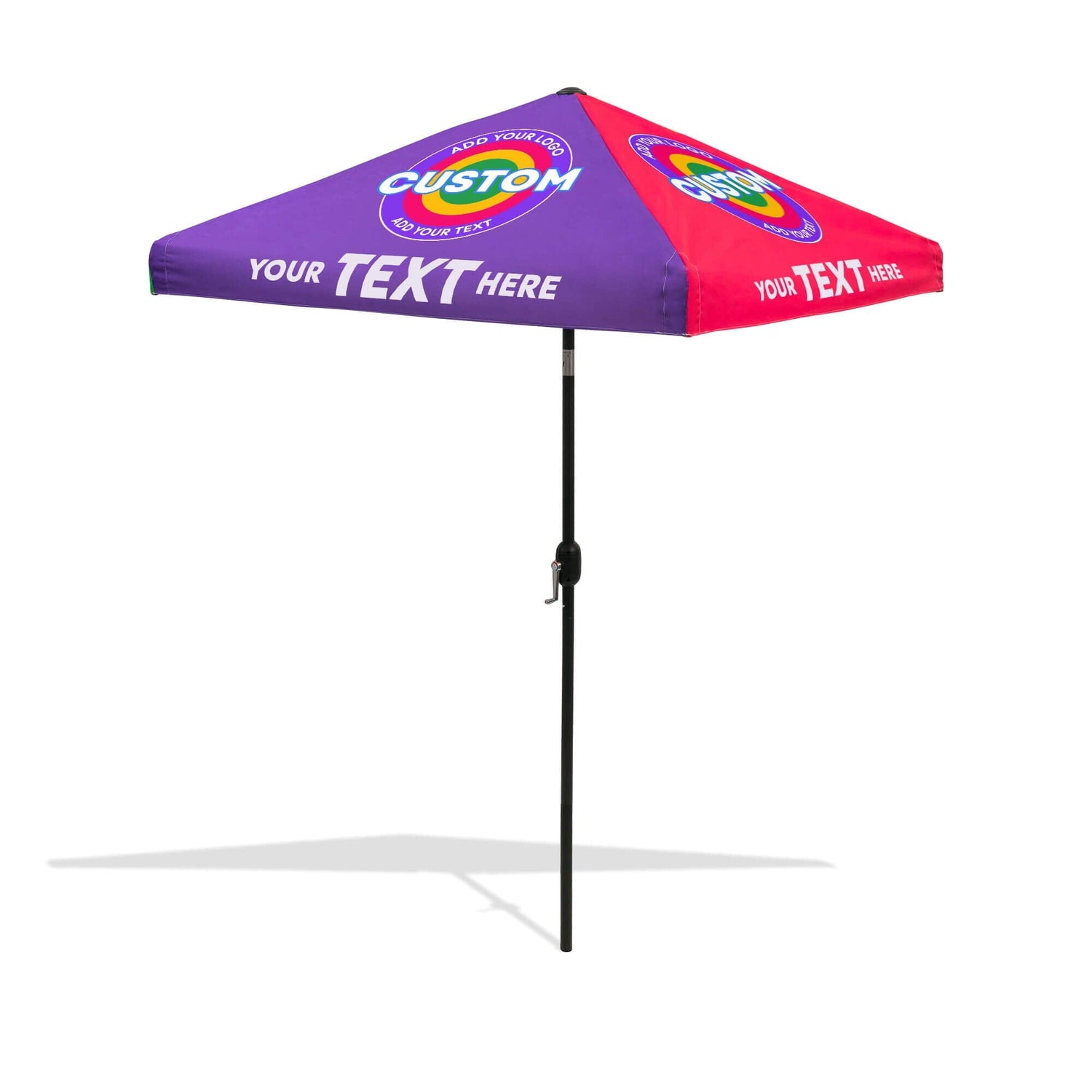 logoed patio umbrellas Custom Patio Umbrella (4-Panel)