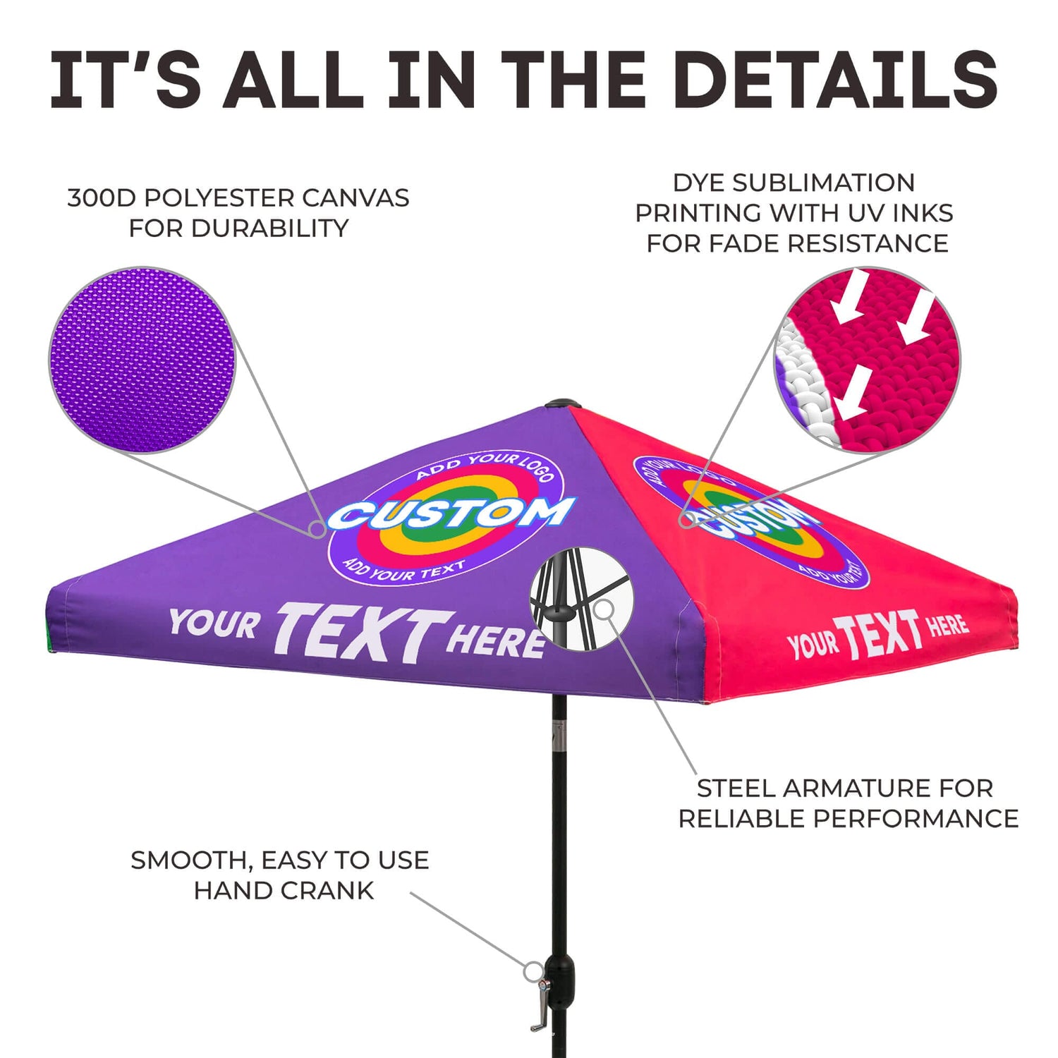 custom patio umbrella sales austin tx Custom Patio Umbrella (6-Panel) | Market Umbrella